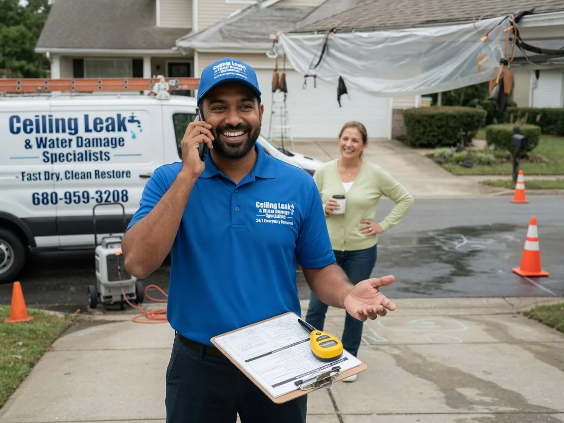 Ceiling Leak Cleanup Port Edwards, WI FAQs